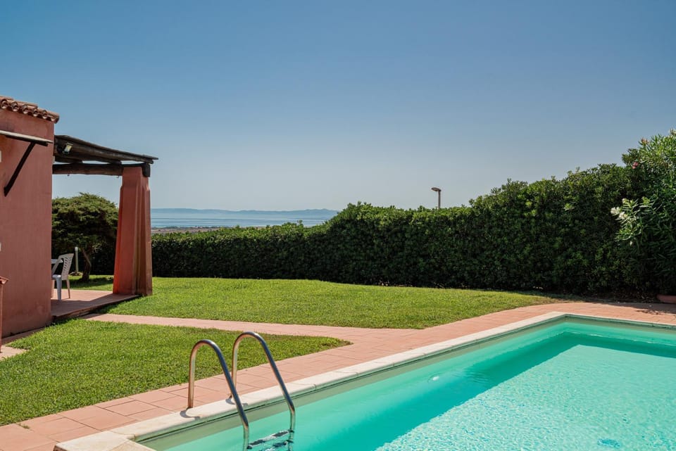 Property building, Living room, Swimming pool