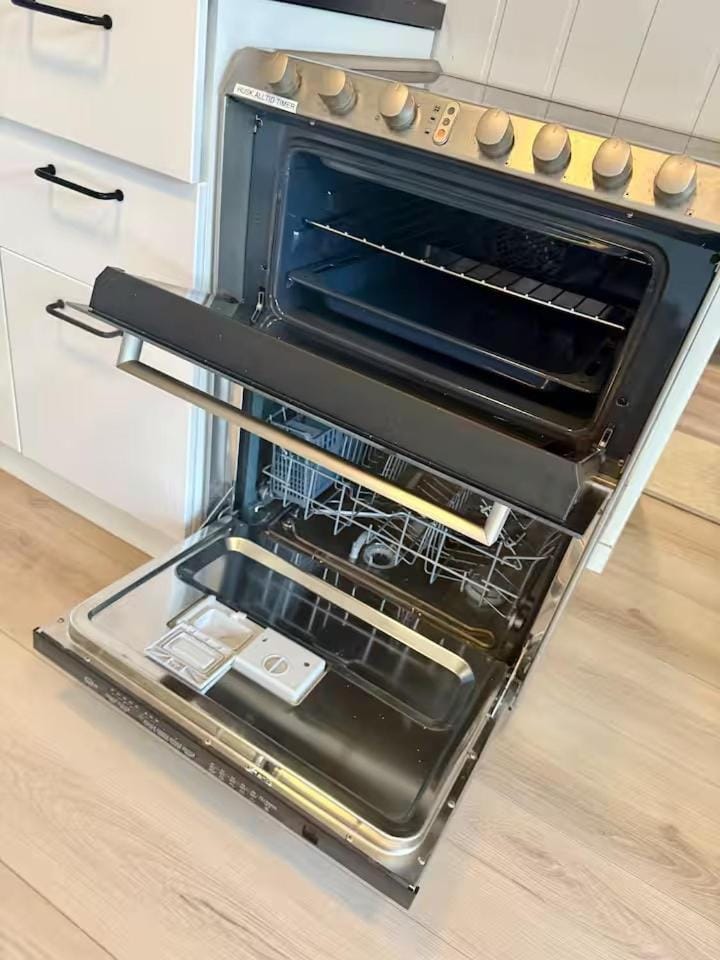 dishwasher, stove