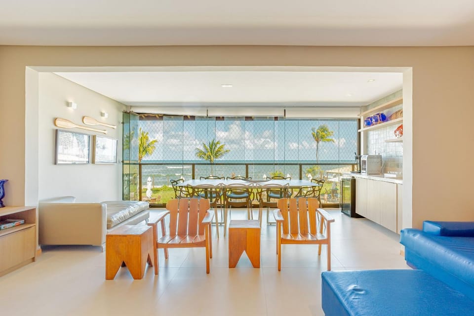 Living room, Dining area, Sea view