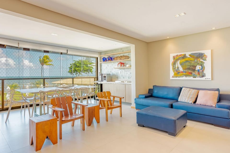 Living room, Dining area, Sea view