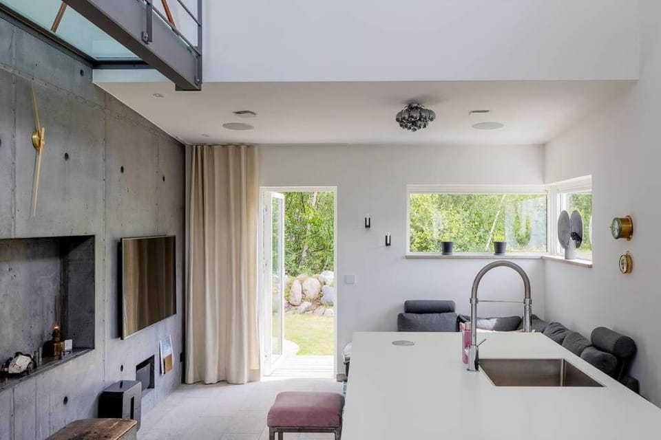 Kitchen or kitchenette, Living room, Photo of the whole room, Seating area