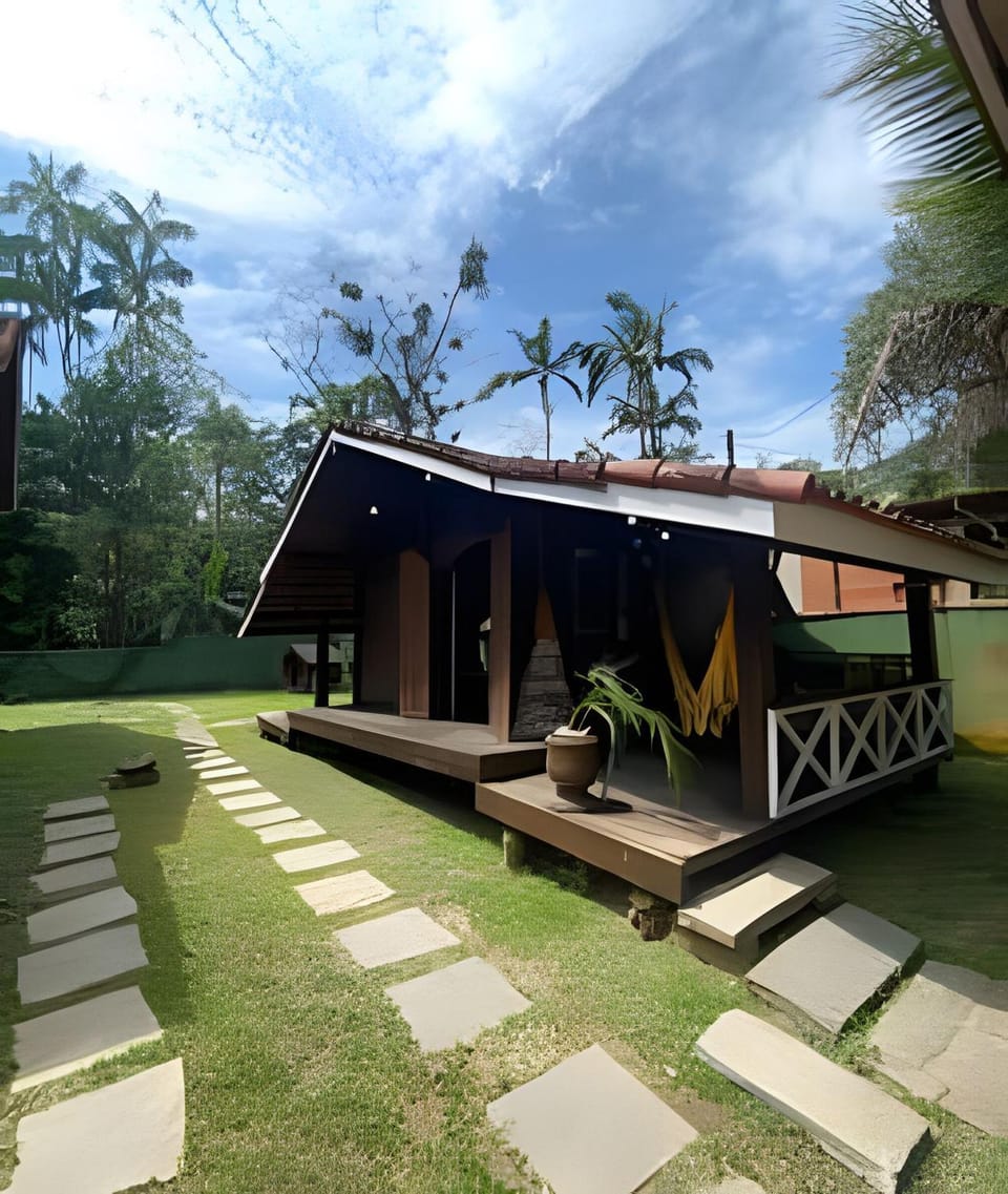 Linda Casa na Praia de Cambury - SP (4) House in São Sebastião