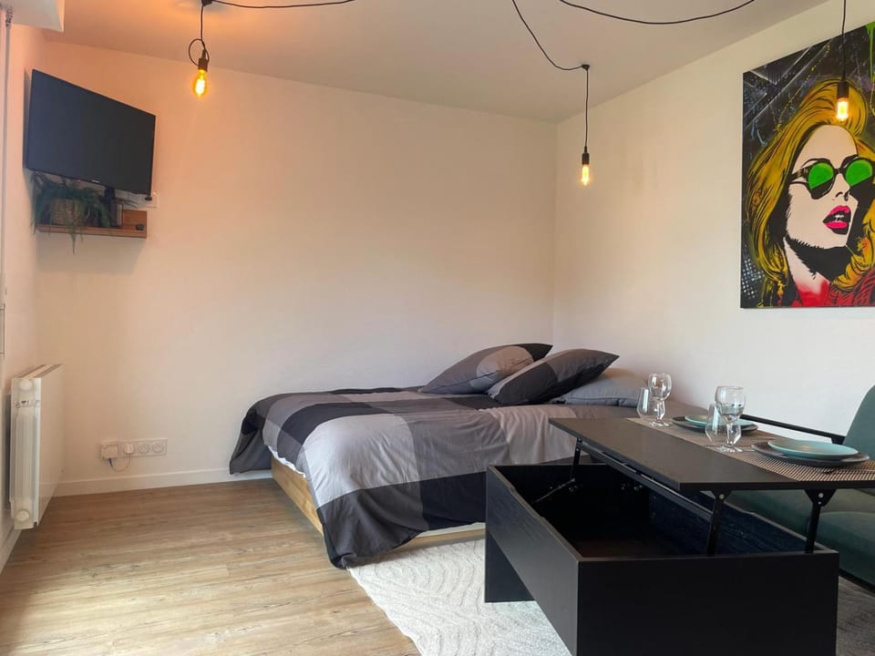 Unique Urban Art Studio Apartment in Lisieux
