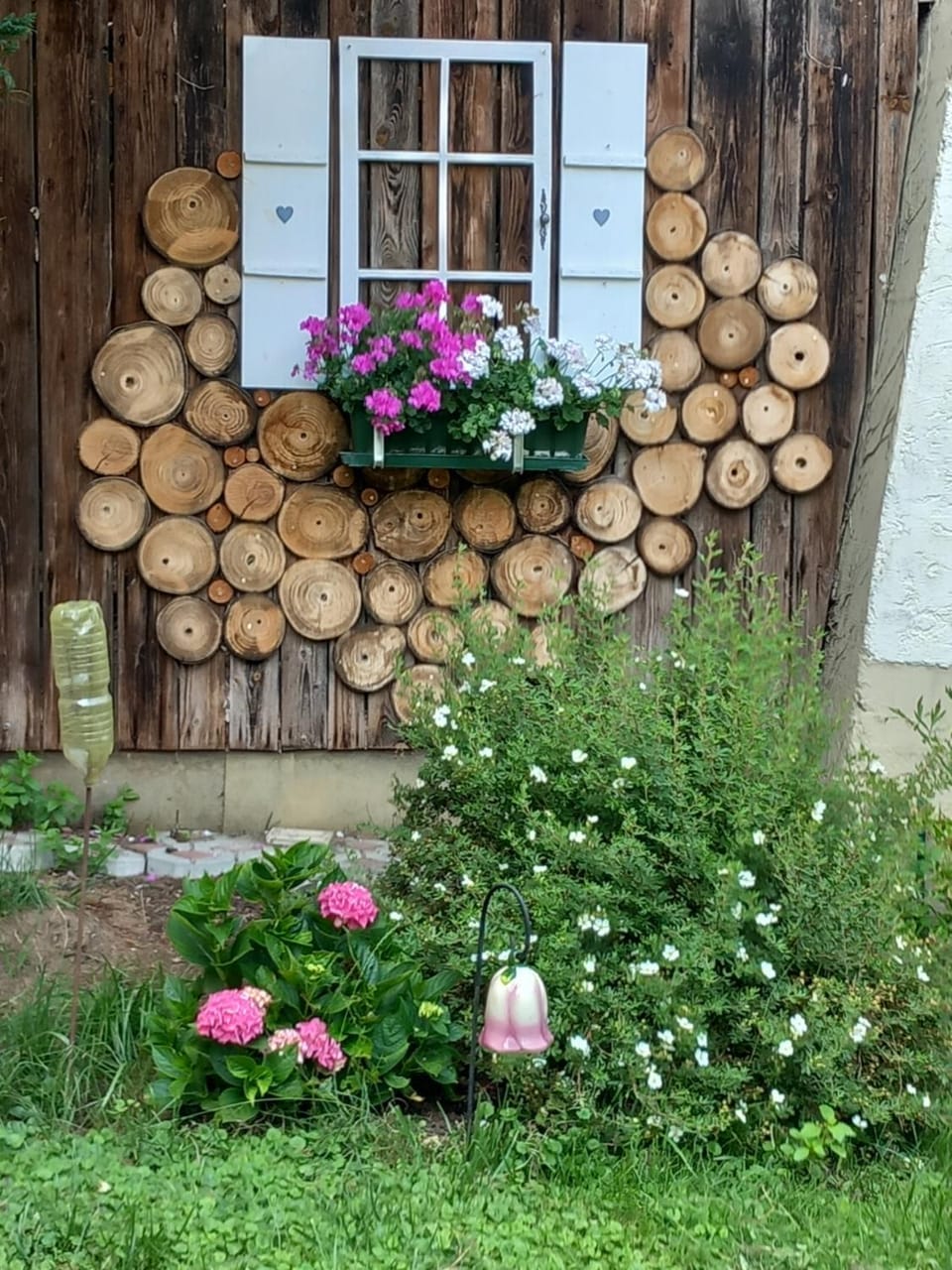 Property building, Garden view