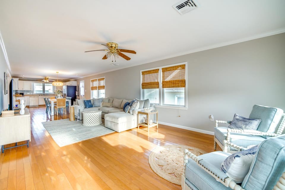 Walk to Brigantine Beach: Home w/ BBQ & Yard House in Brigantine