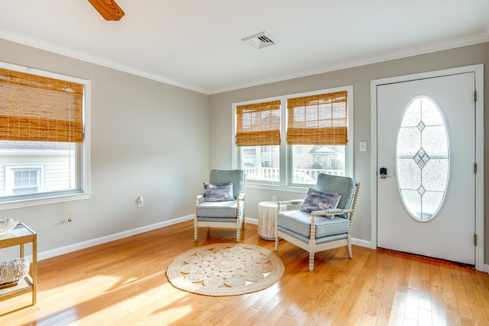 Walk to Brigantine Beach: Home w/ BBQ & Yard House in Brigantine