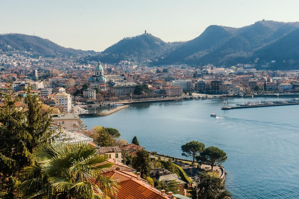 Nearby landmark, Day, Natural landscape, Bird's eye view, City view, Lake view, Mountain view