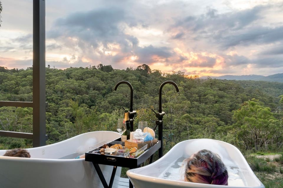 Mountain view, Open Air Bath