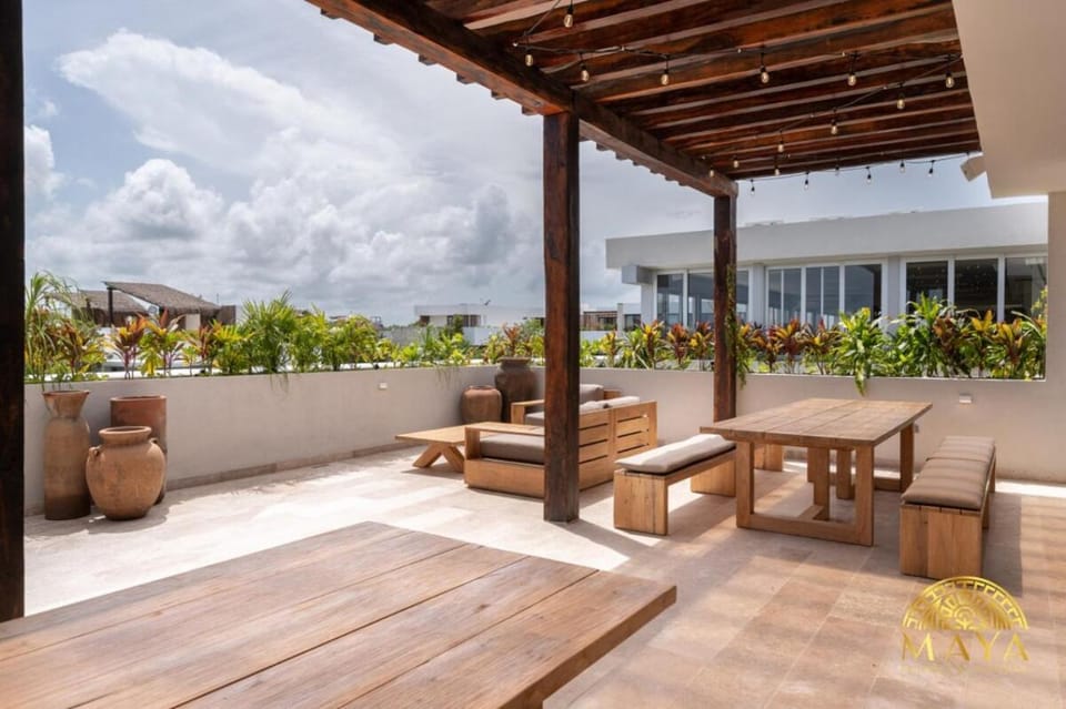 NHOA 205C Lux 1BR Condo Pool View in Aldea Zama Apartment in Tulum
