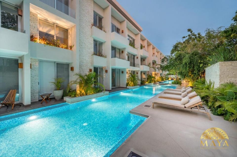 NHOA 303B Lux 1BR Condo Pool View in Aldea Zama Apartment in Tulum
