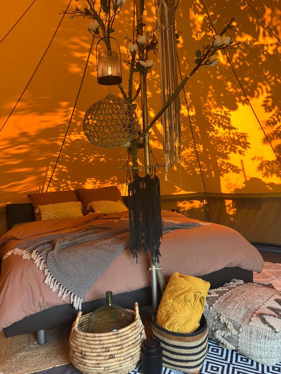 Natuurglamping 't Wijland Luxury tent in Flanders