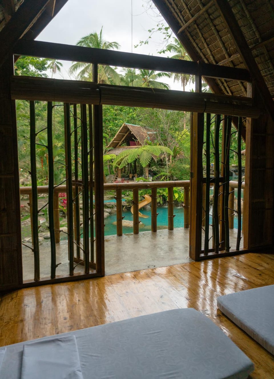 Patio, Bed, Day, Natural landscape, View (from property/room), Balcony/Terrace, Bedroom, Garden view, Pool view, Swimming pool