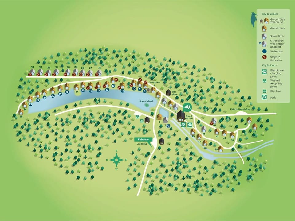 Deerpark Cabins, Cornwall - Forest Holidays Cabin in England