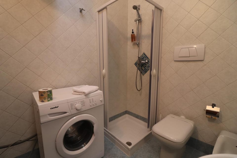Shower, Toilet, Bathroom, washing machine