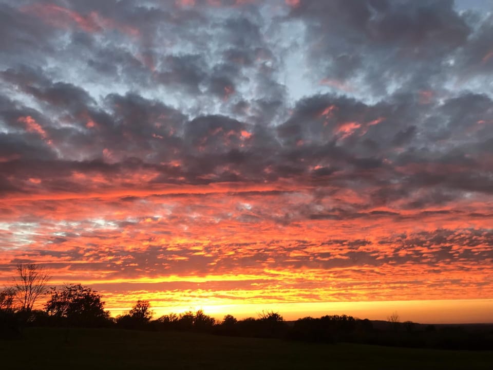 Natural landscape, Sunset