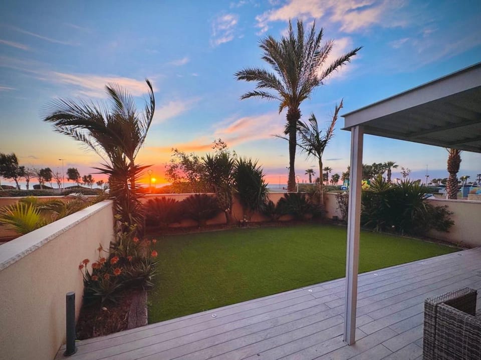 Natural landscape, Sea view, Sunset