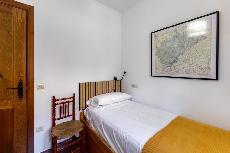 Property building, Living room, Bedroom