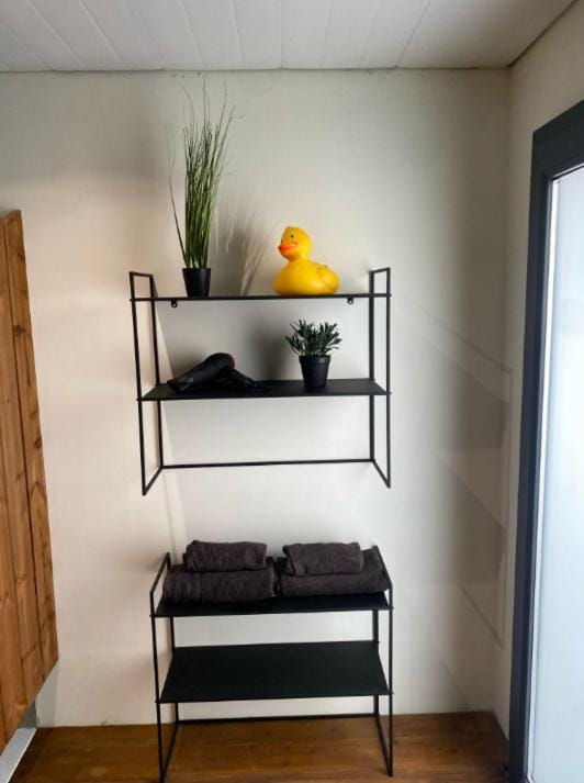 Bathroom, towels