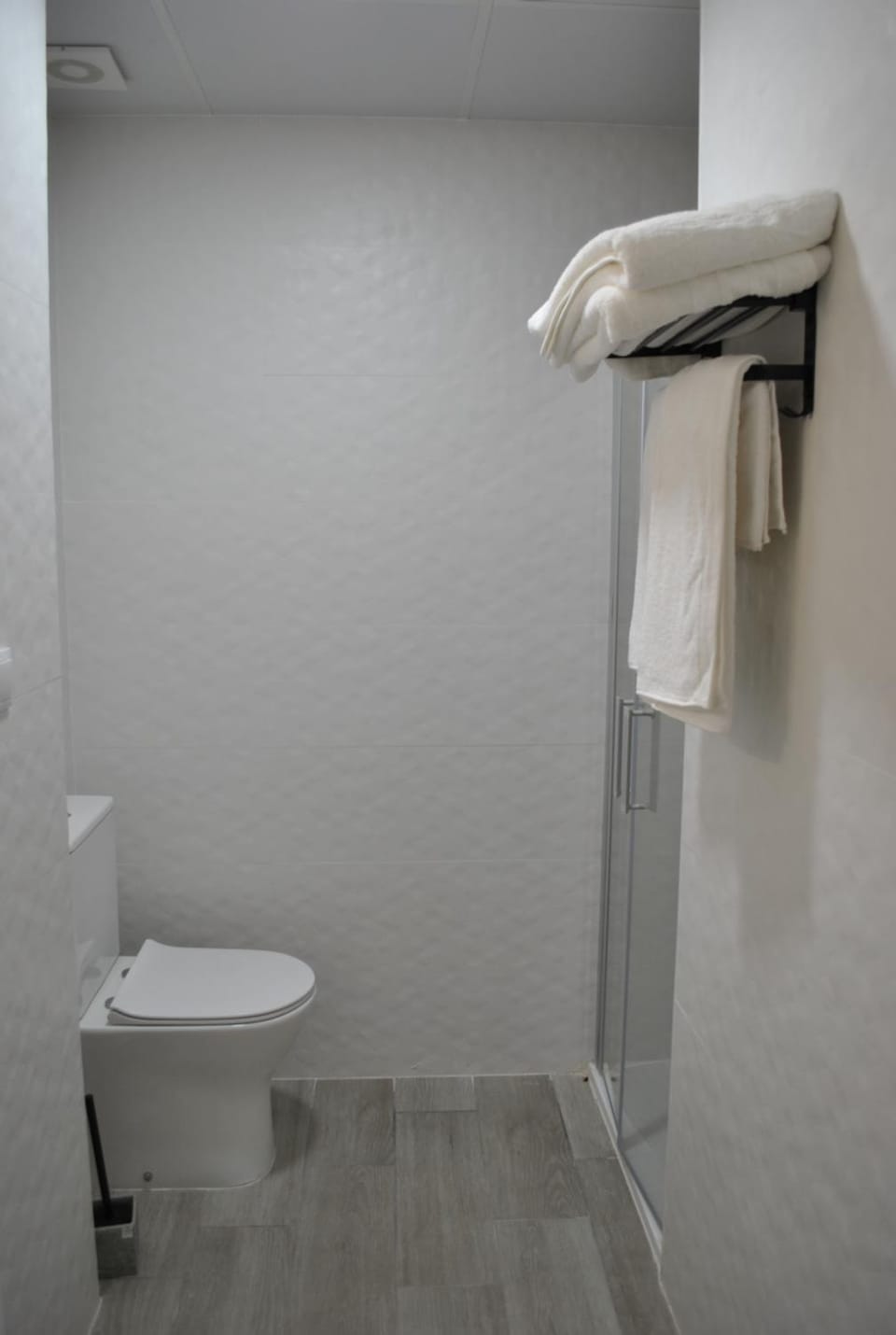Toilet, Bathroom, towels