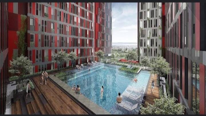 Property building, Day, Pool view, Swimming pool, sunbed