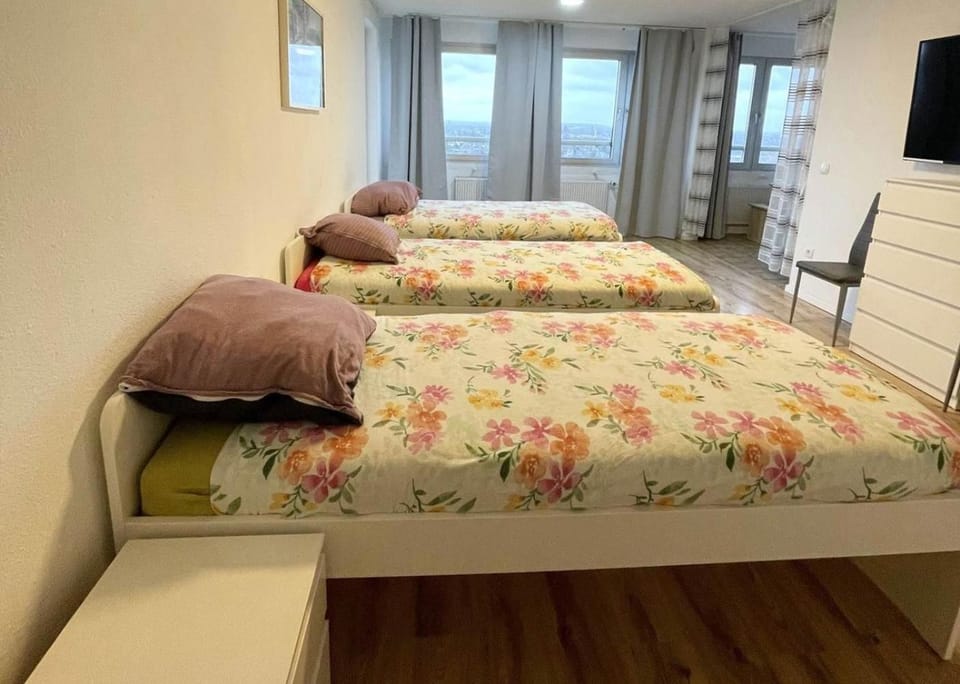 Bed, TV and multimedia, Photo of the whole room, Bedroom