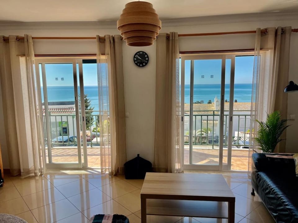View (from property/room), Balcony/Terrace, Seating area, Sea view
