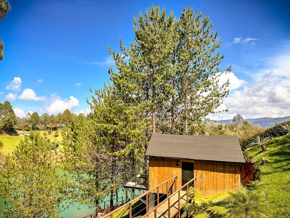 Property building, Natural landscape, Lake view, Mountain view