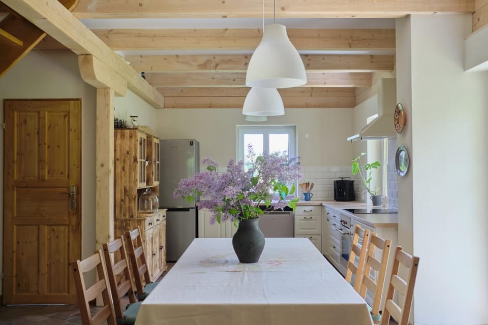 Kitchen or kitchenette, Dining area, Mountain view