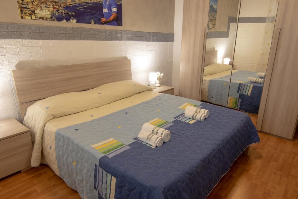 Bed, Photo of the whole room, Bedroom, towels, wardrobe