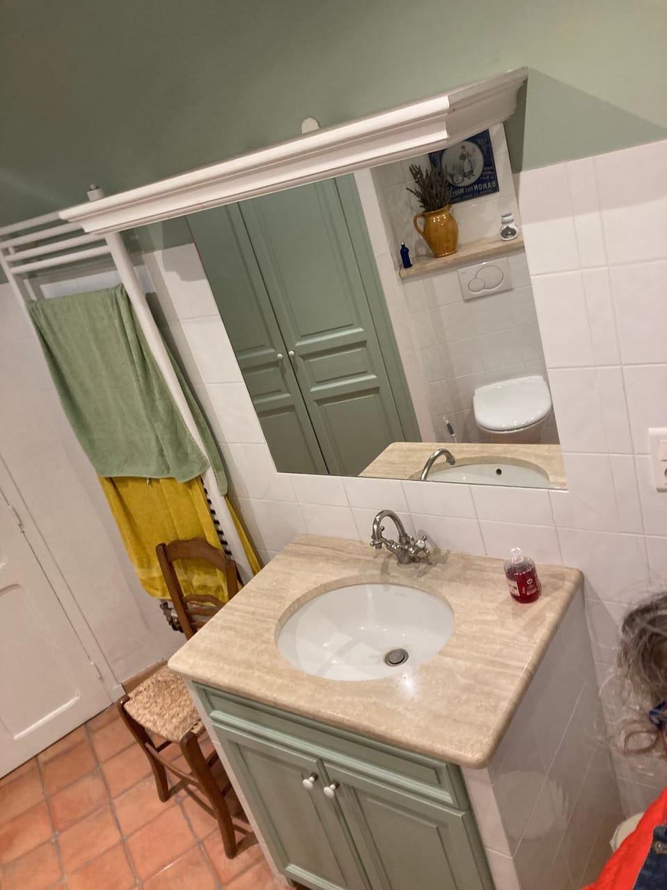 Bathroom, Living room