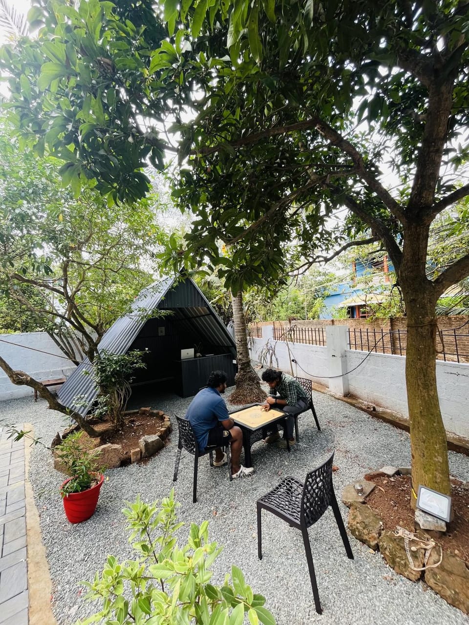 Patio, Spring, Day, Garden, Seating area, Garden view