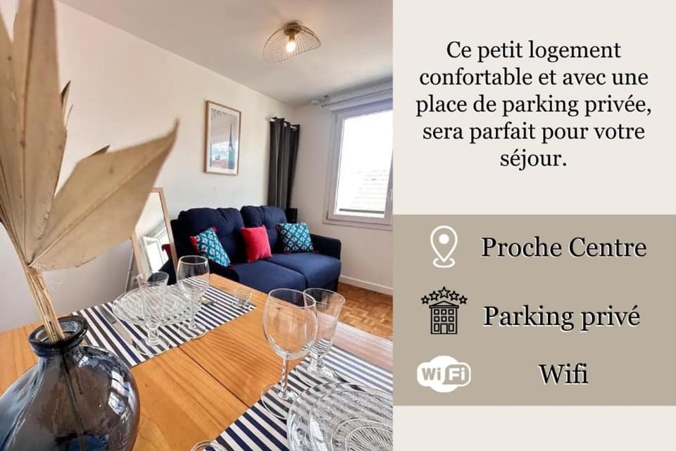 La suite des 3 piliers studio avec parking privé Apartment in Reims