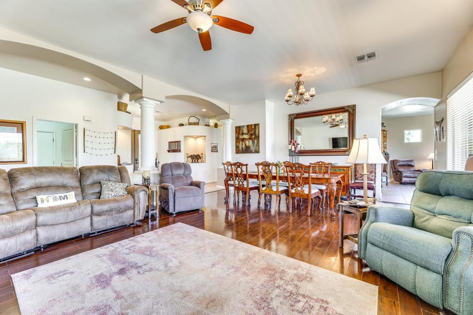 3 Mi to Usery Mtn Regional Park: Poolside Paradise House in Mesa