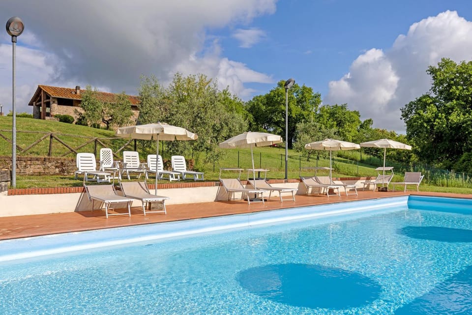 Property building, Living room, Swimming pool