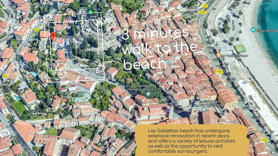 Nearby landmark, Day, Neighbourhood, Natural landscape, Bird's eye view, Beach, Text overlay, City view, Sea view, Street view, Location