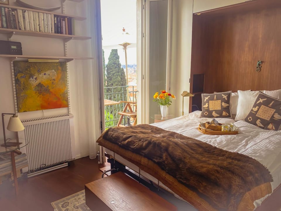Bed, Balcony/Terrace, Living room, Bedroom, wardrobe