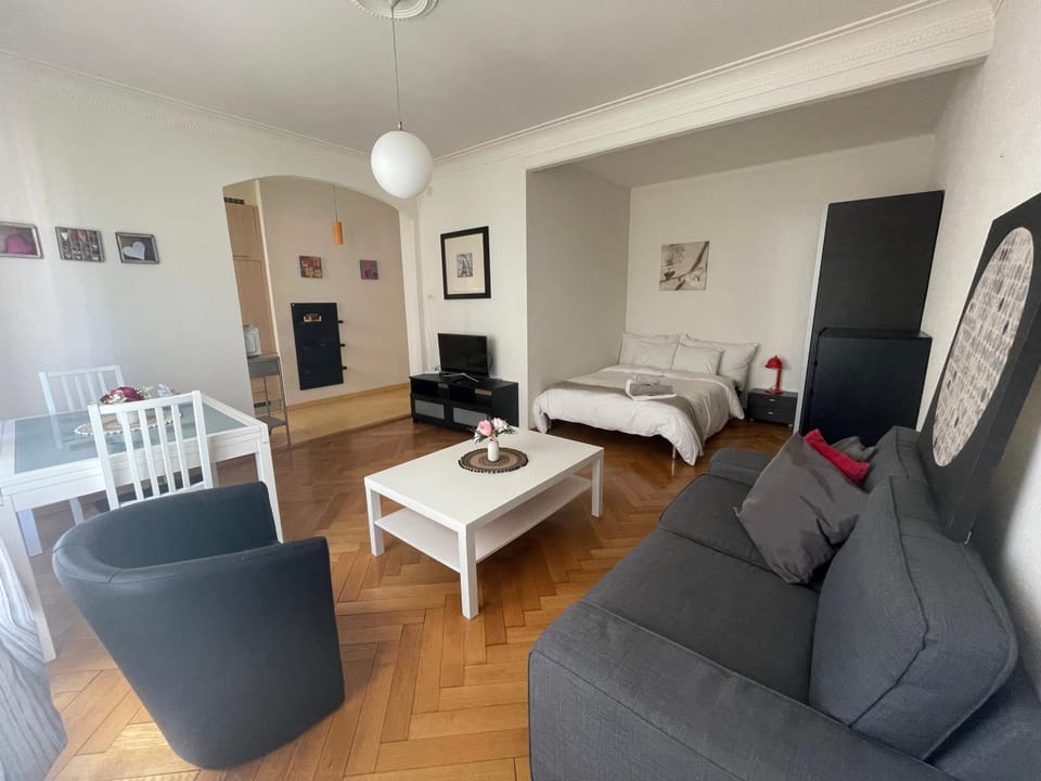 Appartement clame 6 minutes de la gare de Lausanne Apartment in Lausanne