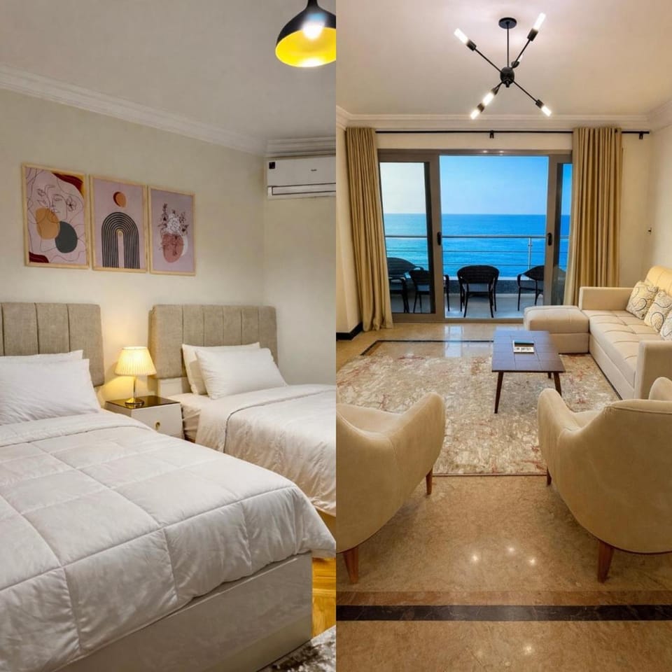 ALEX HOMES - Gleem Royal Plaza Luxury Apartments Direct Sea View Apartment in Alexandria