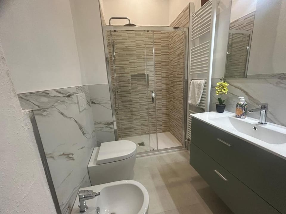 Shower, Toilet, Bathroom, bidet, towels