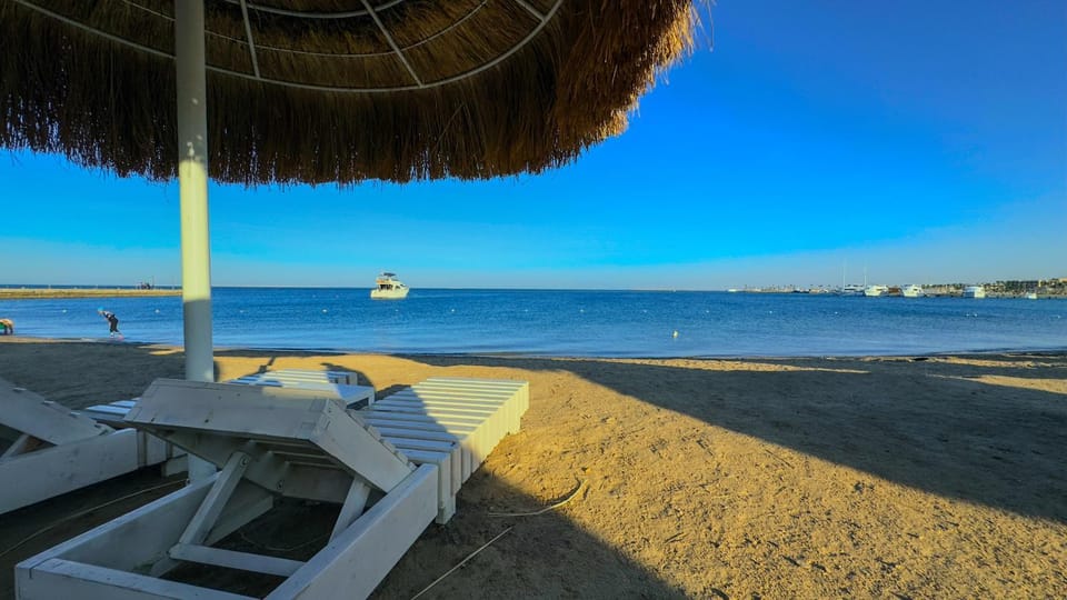 Beach, sunbed