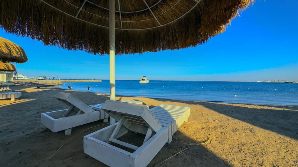 Day, Natural landscape, Beach, Sea view, sunbed