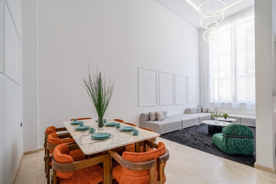 Living room, Seating area, Dining area