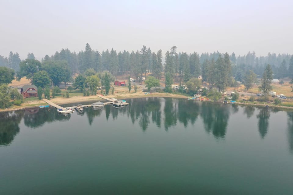 Natural landscape, Beach, Lake view