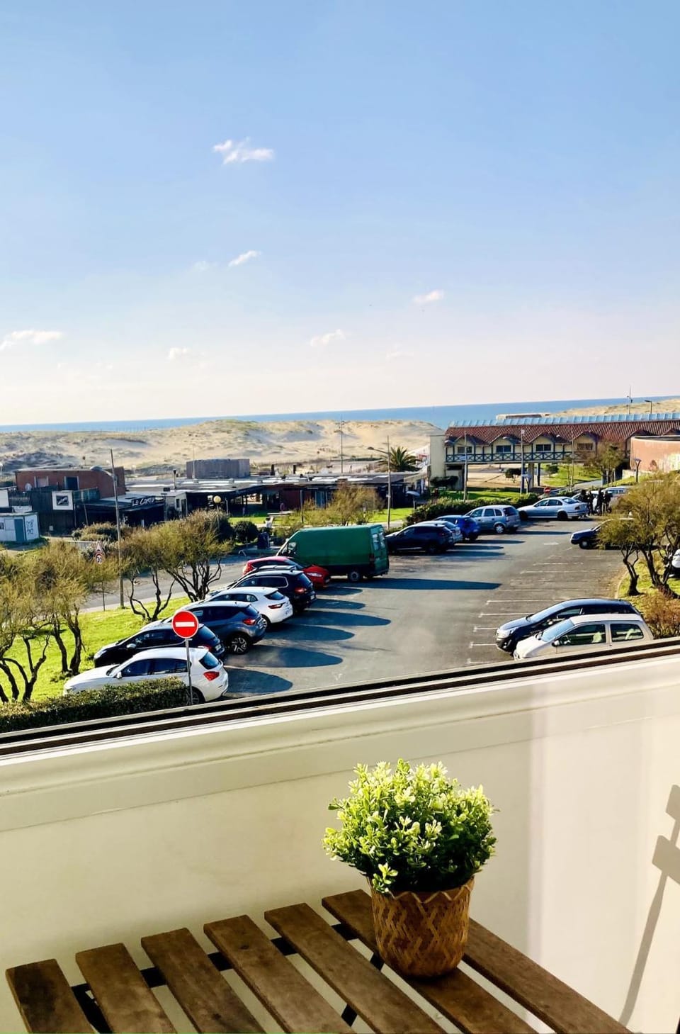 Day, Natural landscape, View (from property/room), Balcony/Terrace, Sea view, Parking