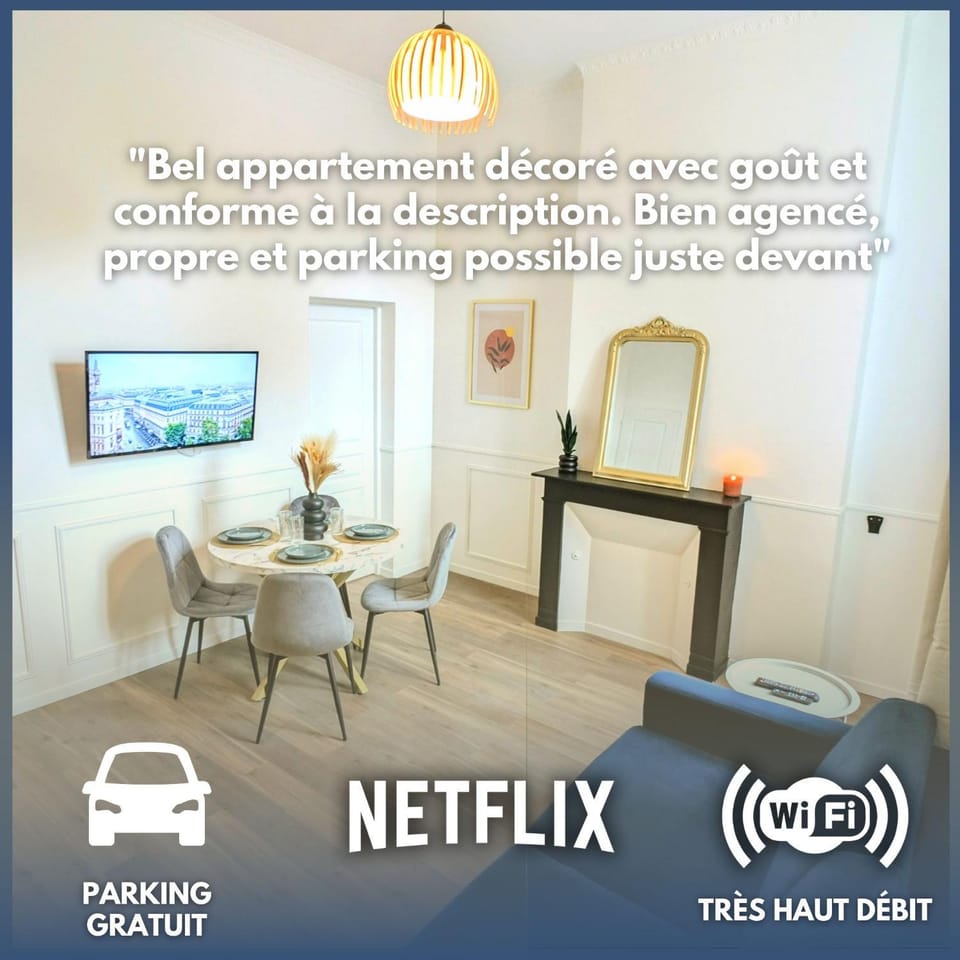 L'haussmannien 1er Étage Apartment in Hauts-de-France