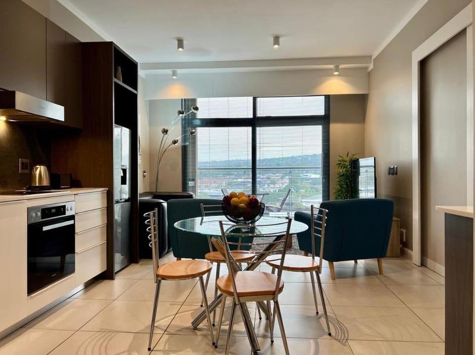 Kitchen or kitchenette, Living room, Dining area, stove