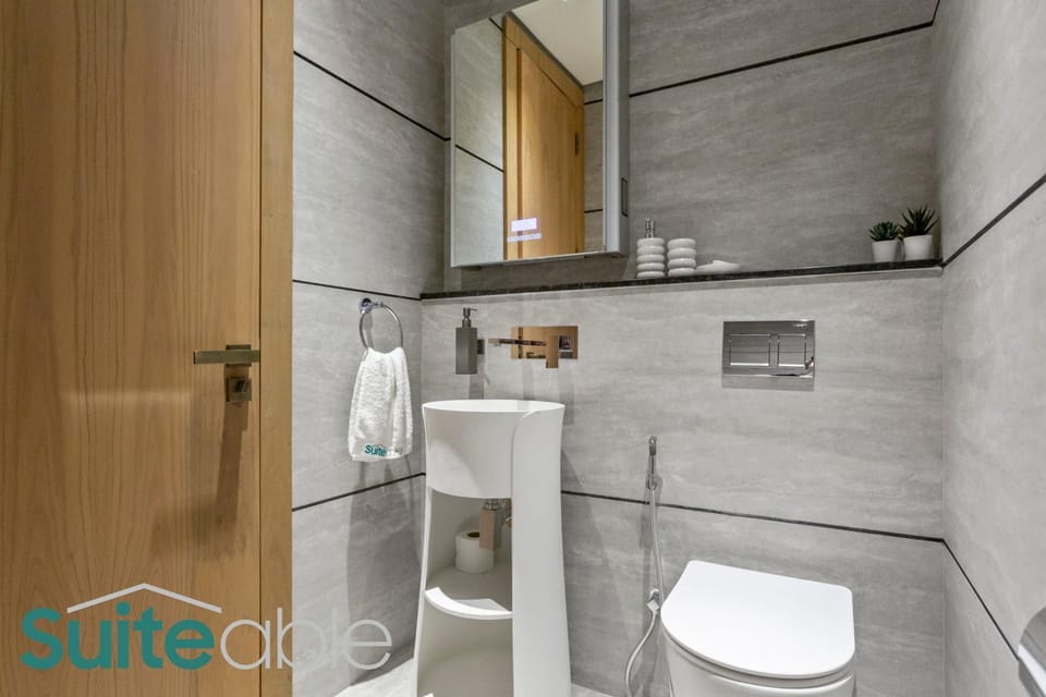 Aesthetic Studio with Stunning Pool View in JVC Apartment in Dubai