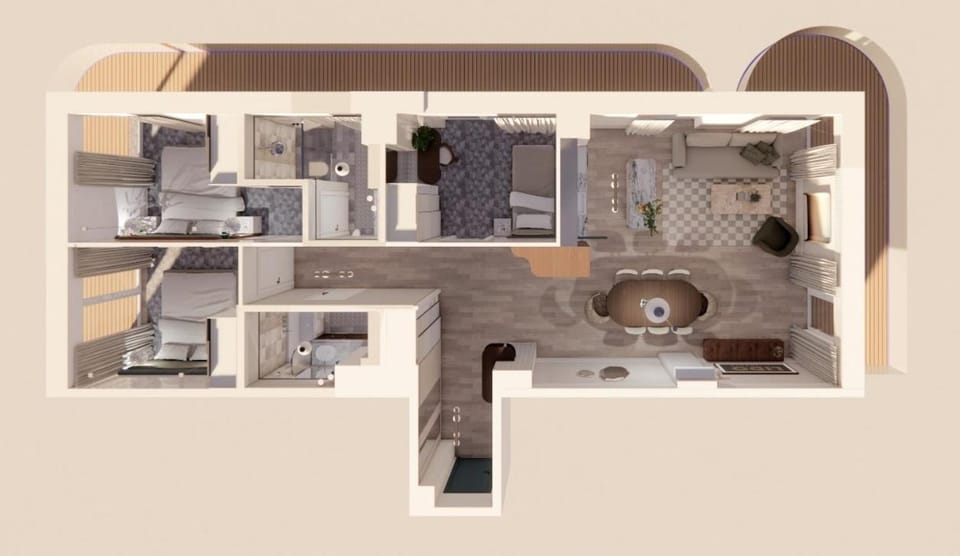JURATA LIDO EXECUTIVE SUITE by JWPM Apartment in Pomeranian Voivodeship