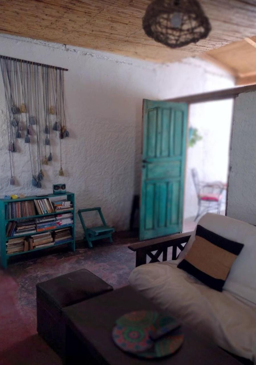 Bed, Living room, Photo of the whole room, Seating area