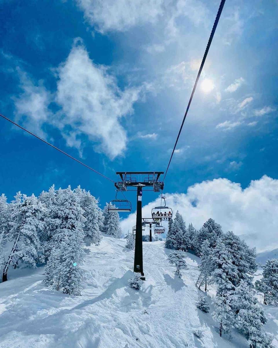 Day, Natural landscape, Winter, Skiing